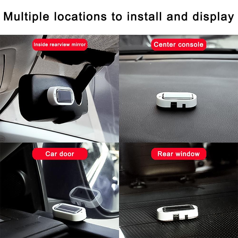 Lampu Peringatan LED Tenaga Surya Anti Maling Untuk Mobil