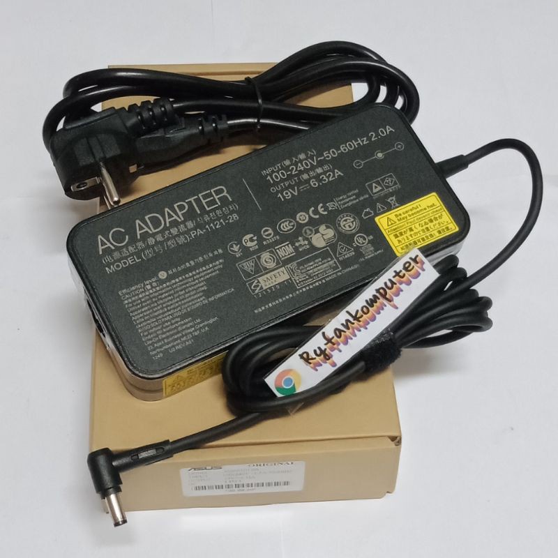 Charger Laptop 19V 6.32A FX504 UX510UW N56J N56VM N56VZ N750 N500 G50 N53S N55 Laptop 19V 6.32A 120W