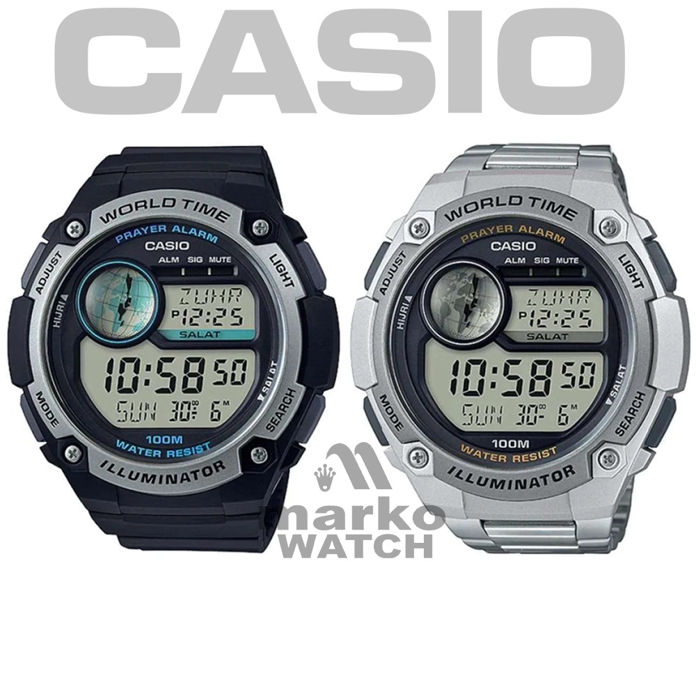 JAM TANGAN PRIA CASIO ORIGINAL CPA-100 / CPA 100 / CPA-100-1A / CPA-100d-1A DIGITAL MURAH ORIGINAL 1