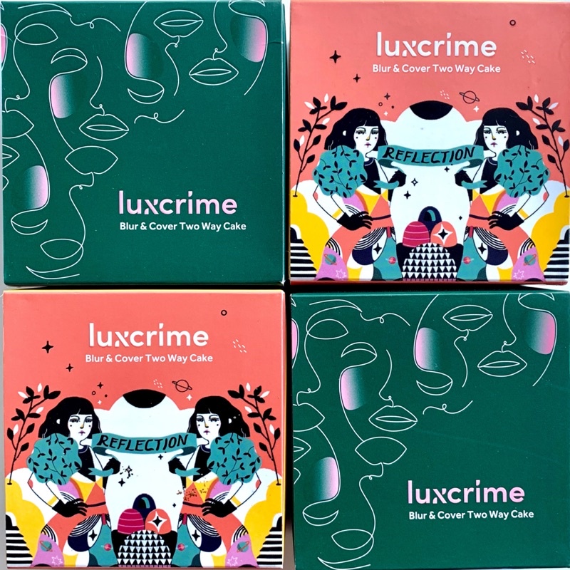 Luxcrime Blur &amp; Cover Two Way Cake - Custard Buttercream Opera Creampuff Honeycomb