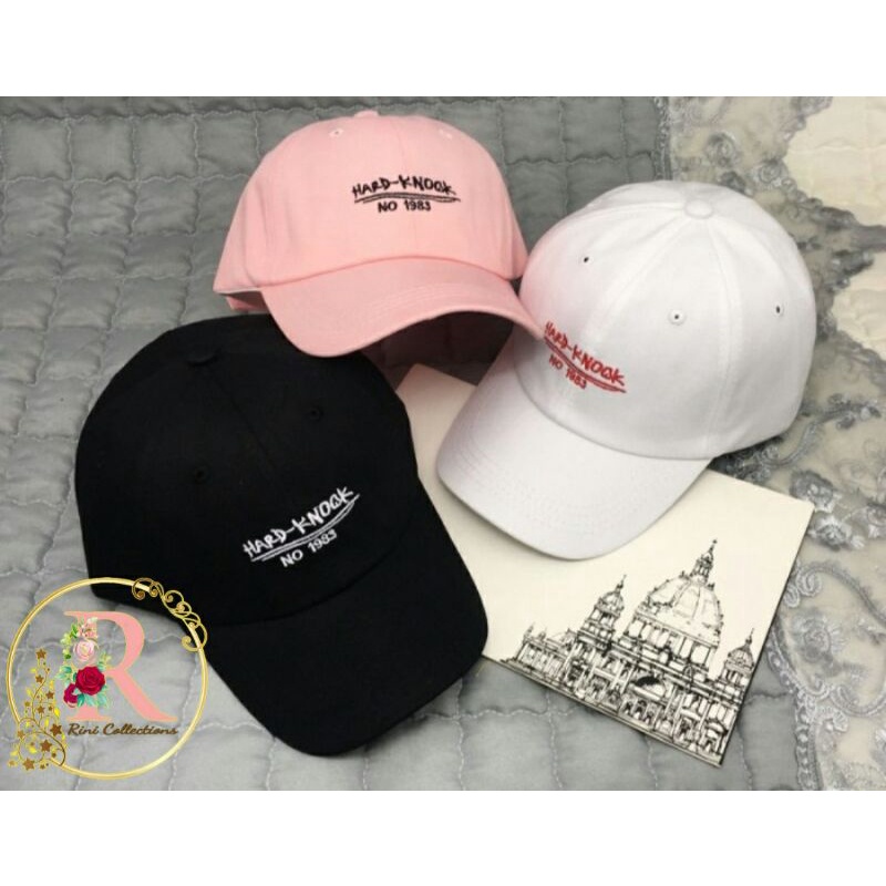 Topi twill baseball pria wanita custom bordir tulisan nama desain sendiri
