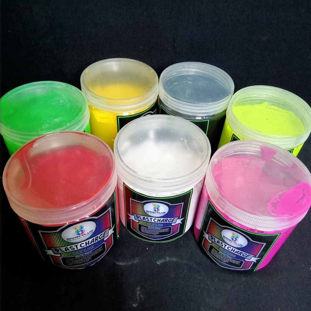 

RB Tinta Sablon PLASTISOL FLOURESCENT Brain Plus Green 500gr