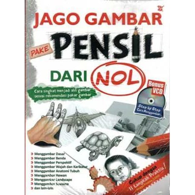 

RIDZONABOOKSTORE #JAGO GAMBAR PAKE PENSIL DARI NOL (PLUS CD)