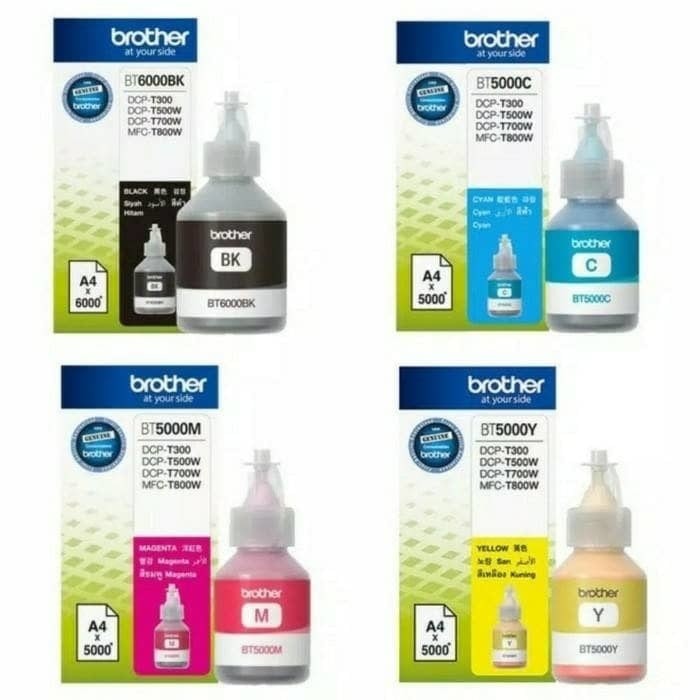 tinta brother bt 5000 &amp; bt 6000 original