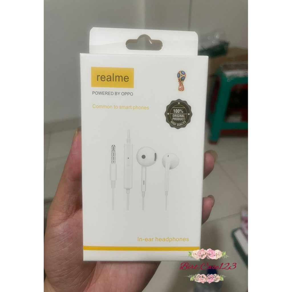 R15 Headset headsfree earphone Hf ORIGINAL REALME 2 3 5 6 7 pro C1 c2 c3 c11 c15 c12 c17 c20 C21y  JACK 3.5MM BC5878