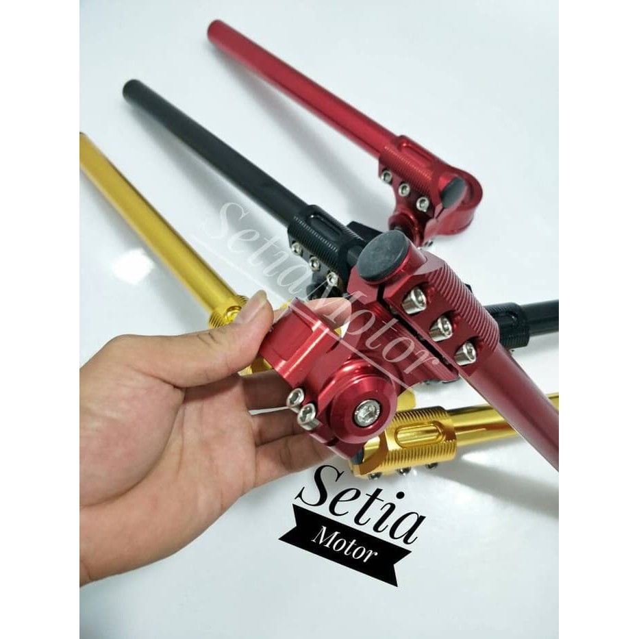 stang jepit vixion, stang jepit satria fu, stang jepit ninja r / rr