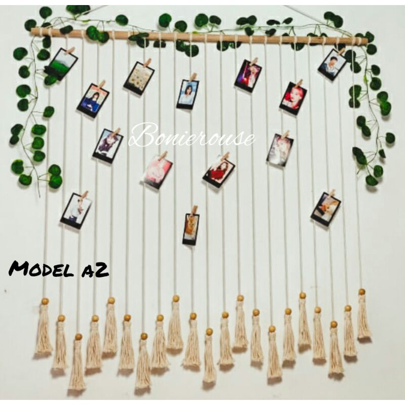 Macrame Gantungan Foto / Gantungan Foto Polaroid / Photo Hanger