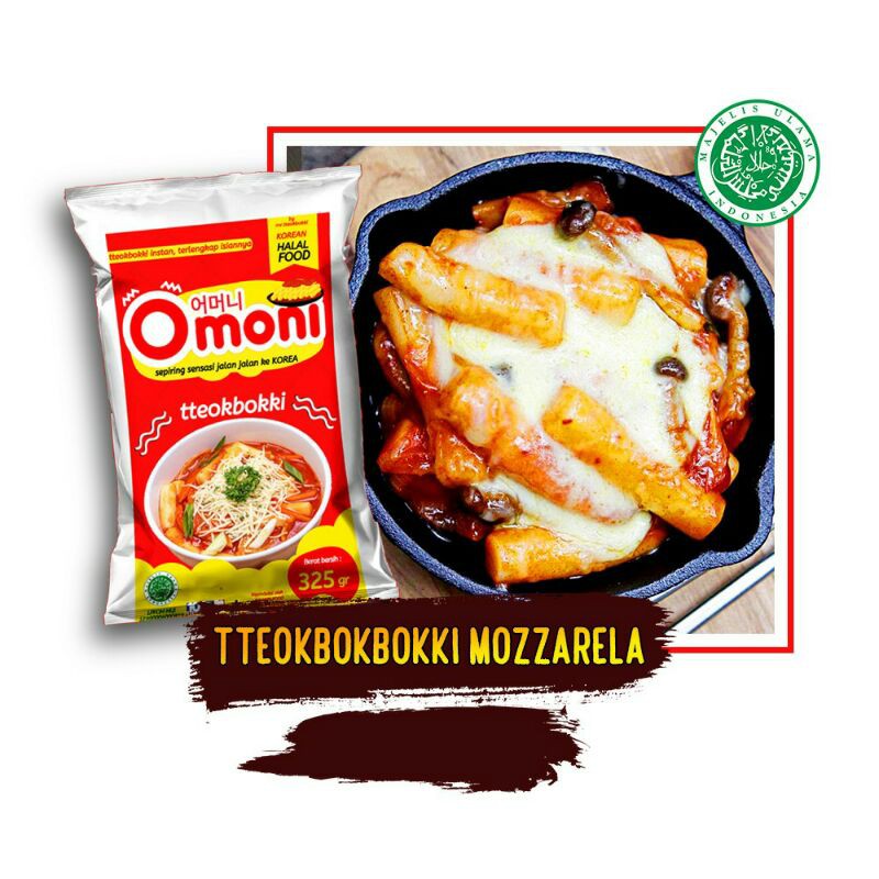 

Tteokbokki Mozarella | Makanan Korea Halal | Omoni | Mr. Tteokbokki