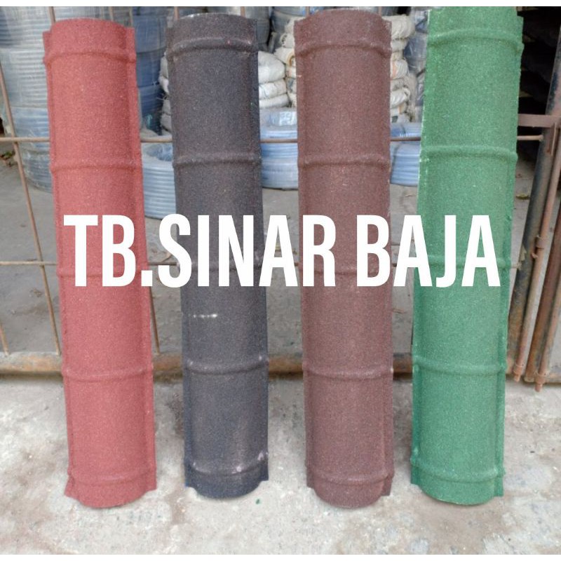 Nok Genteng Metal Pasir Tebal / Wuwung Genteng Pasir