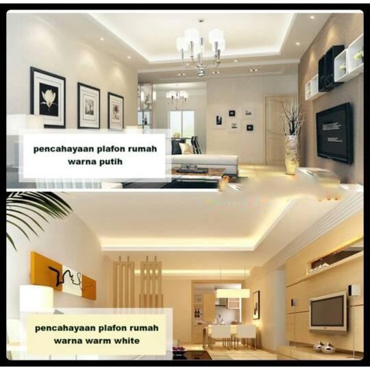 LED STRIP SELANG 5050 220V (10M / 10METER / 10 M) OUTDOOR DEKORASI -PUTIH