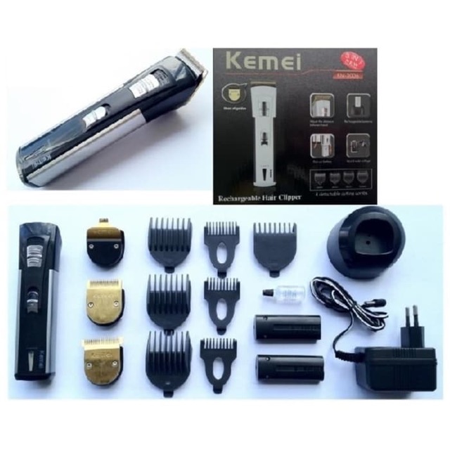 Alat Cukur Rambut Rechargeable Kemei KM-3006 Alat Cukur Rambut Listrik