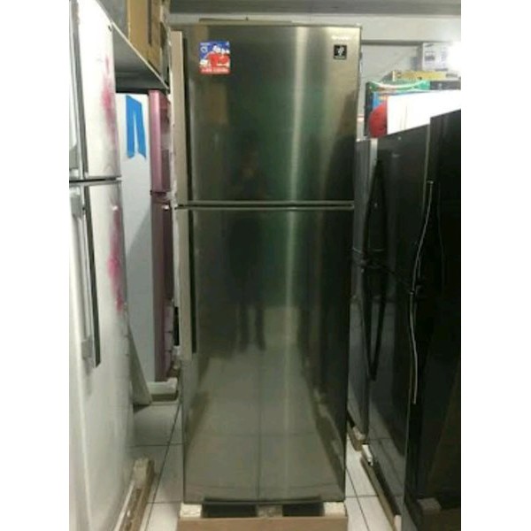 KULKAS SHARP SJ-450GP LEMARI ES 2 PINTU SJ450GSD SJ450GPSD 330 L Resmi