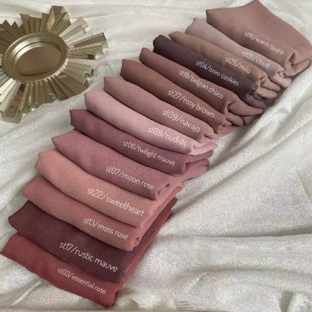 HIJAB SEGIEMPAT POLLY COTTON BELLA SQUARE PLAIN HIJAB SALLY SCARF