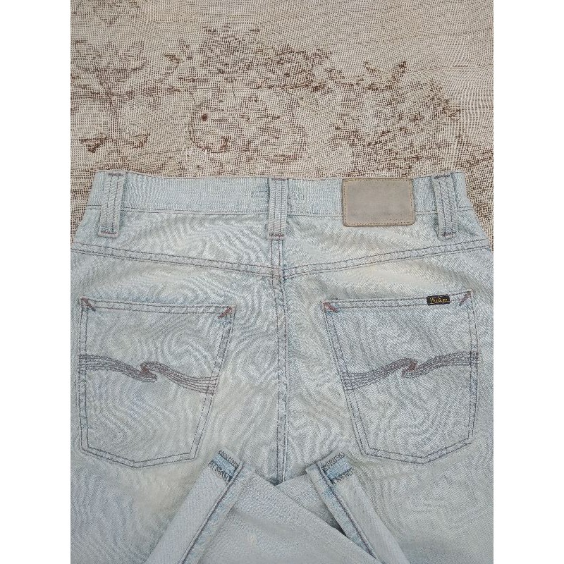 nudie jeans grim tim superbleach second bekas original