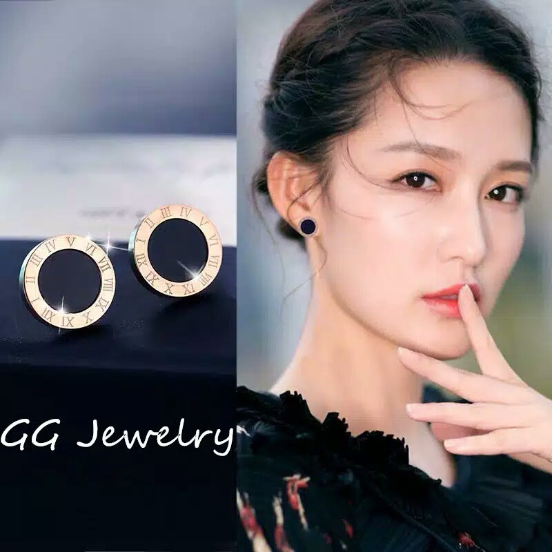 GG Anting Titanium Premiu BV* ala Fashion Korea#AT-131