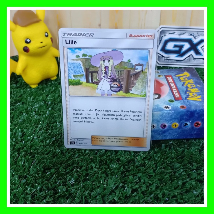 Kartu Pokemon TCG Matahari dan Bulan Lilie 138/140