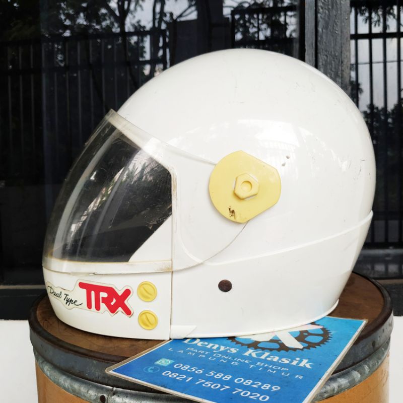 Jual Helm lawas jadul fullface TRX bekas Indonesia