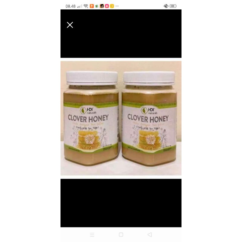 madu clover honey hdi 500gr