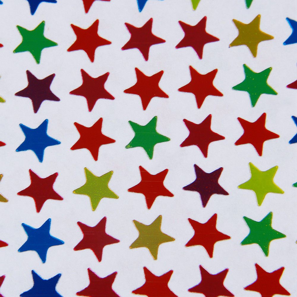 QUINTON 880Pcs Star Shape Stickers Labels Hot for School Children Teacher Reward Encourage New DIY Craft Homework Kids/Multicolor