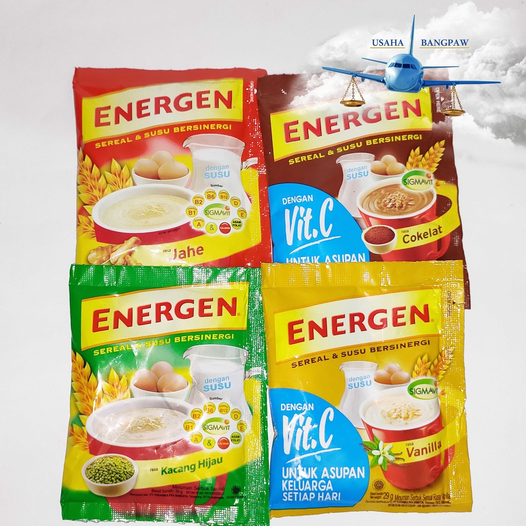 

Energen Vanila Coklat All Variant 5 sachet X 29g