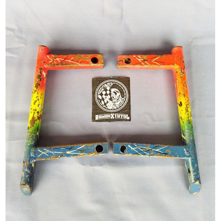 aksesoris motor begel behel plenger pegangan samping jok sadel sedel suzuki rc 110 rc110 crystal