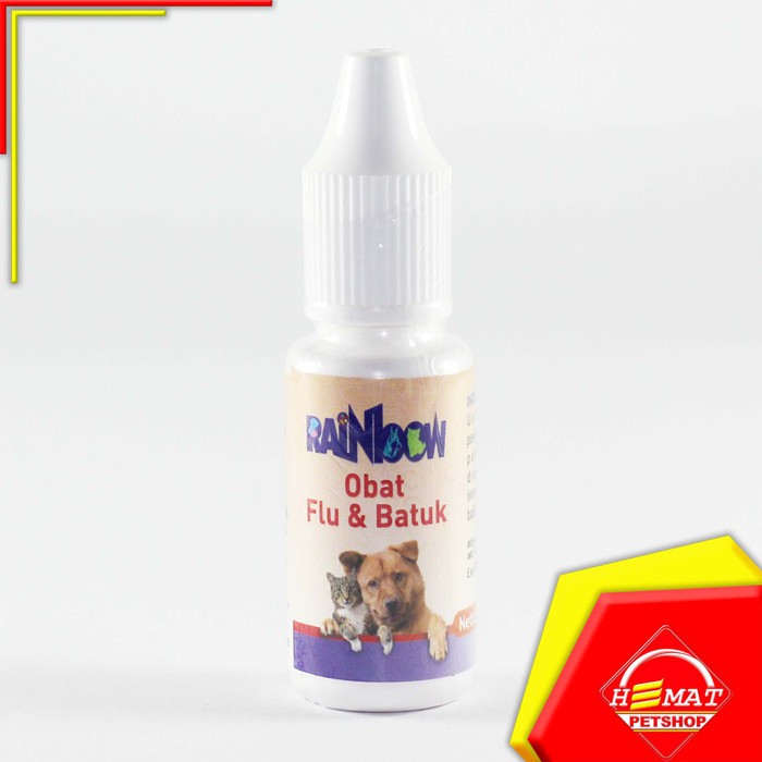 Obat batuk Flu Pilek Kucing Anjing rainbow 8 Ml