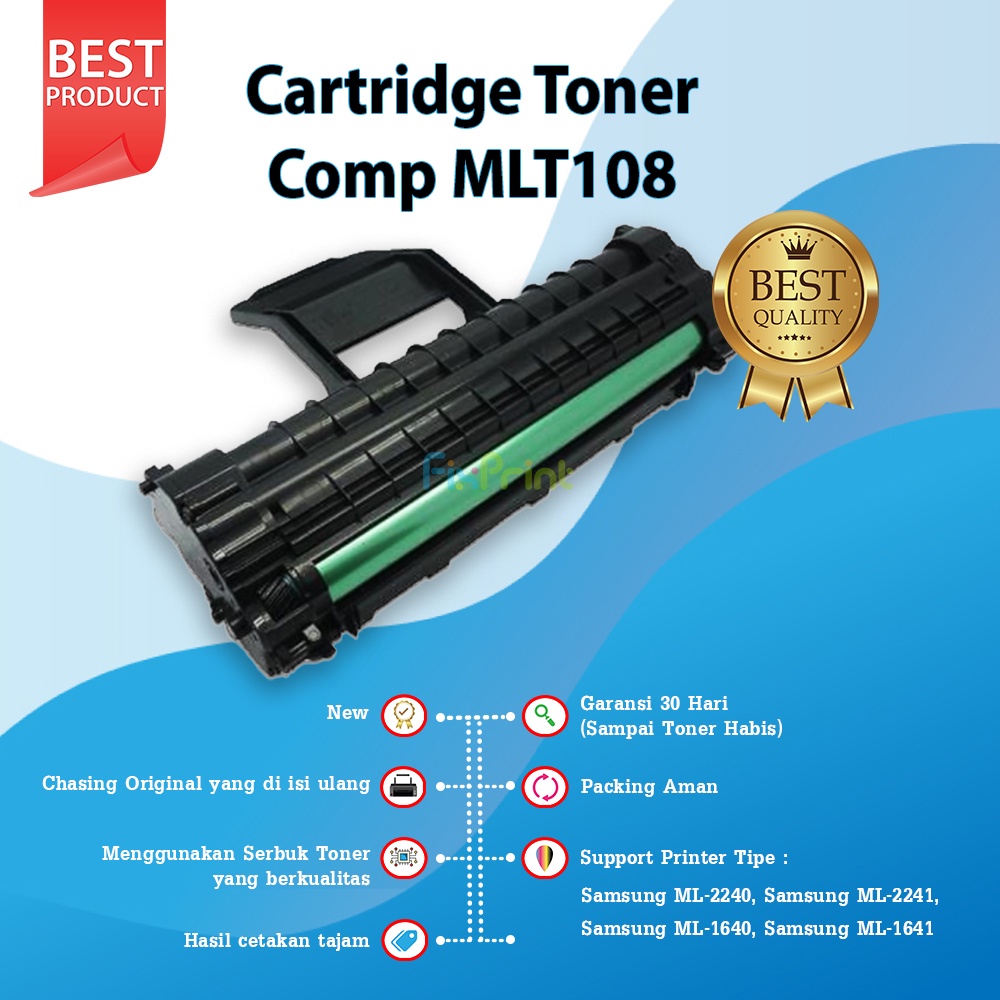 Cartridge Remanufacture Samsung MLT-108 MLT-D108S, Printer Samsung ML 2240 2241 1640 1641