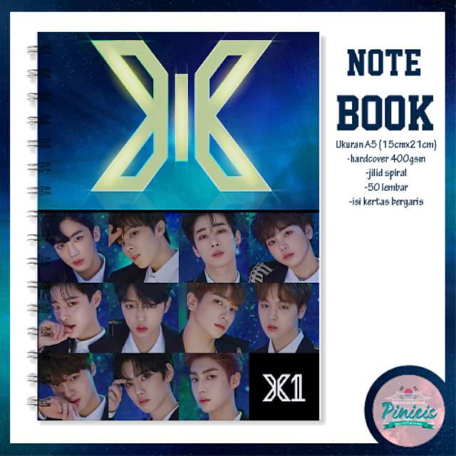 

NOTEBOOK / BUKU TULIS KPOP X1 ALL MEMBER