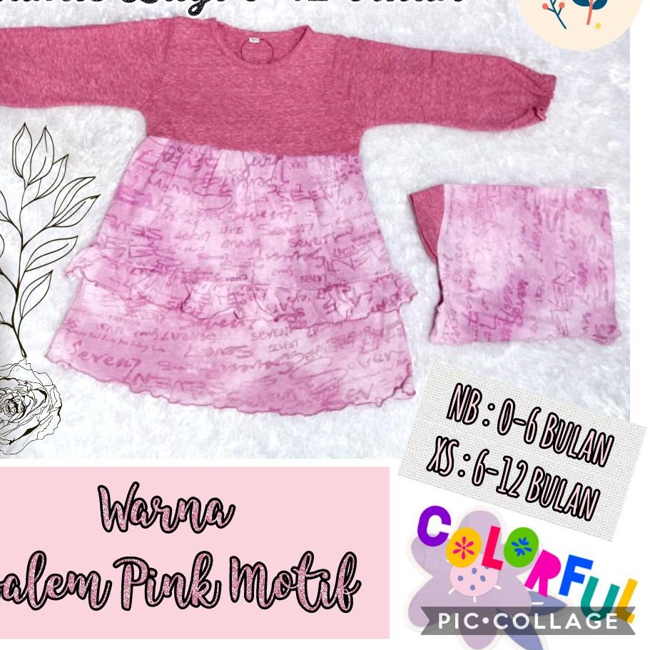 Baru - Gamis Bayi Perempuan 06 Bulan l Baju Muslim Bayi Perempuan l Gamis Anak 6Bulan - 1Tahun 원