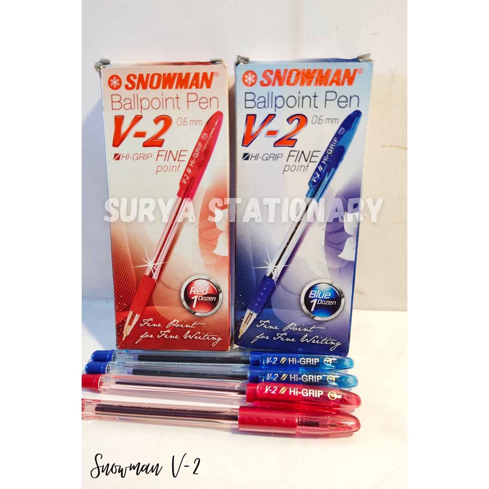 

(PAK) PULPEN SNOWMAN V-2 / BOLPOIN SNOWMAN V2 / PULPEN SNOWMAN
