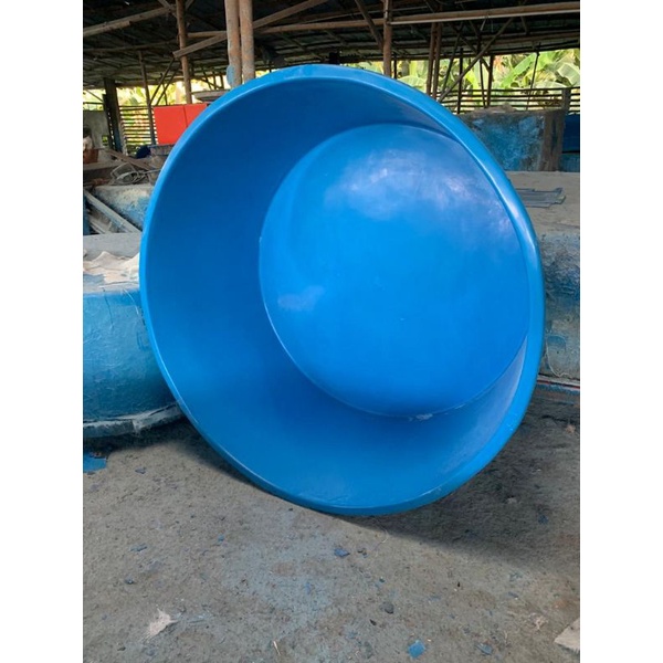 BAK FIBER BULAT DIAMETER 200 TINGGI 110CM BAK KOLAM FIBER KOTAK