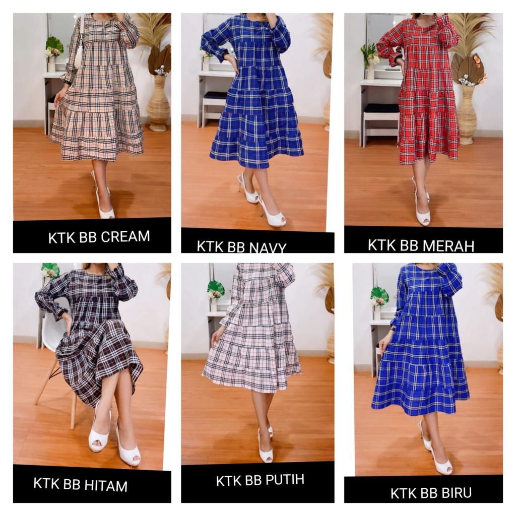 Midi square dress / gamis midi / midi kotak / midi chanda