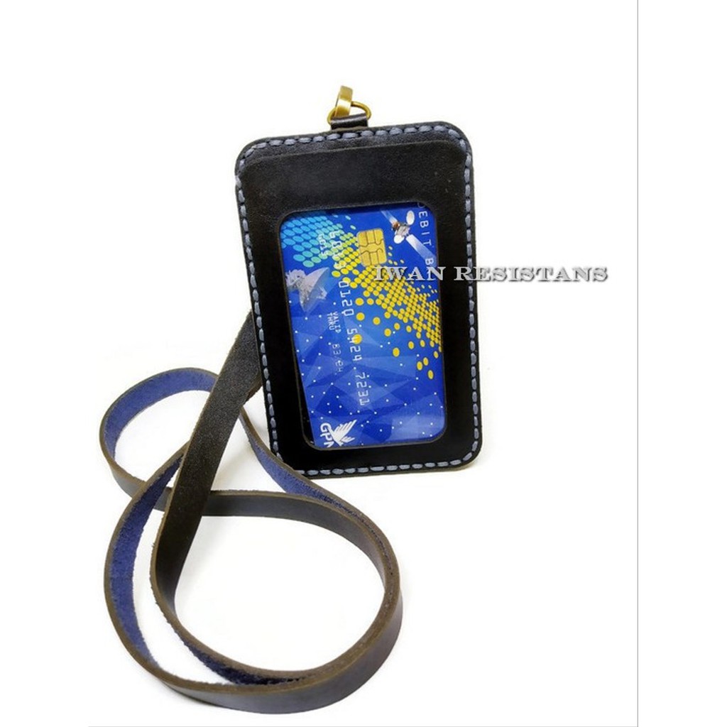 

ID Card Holder Kulit Asli ,Name Tag holder Kulit Asli