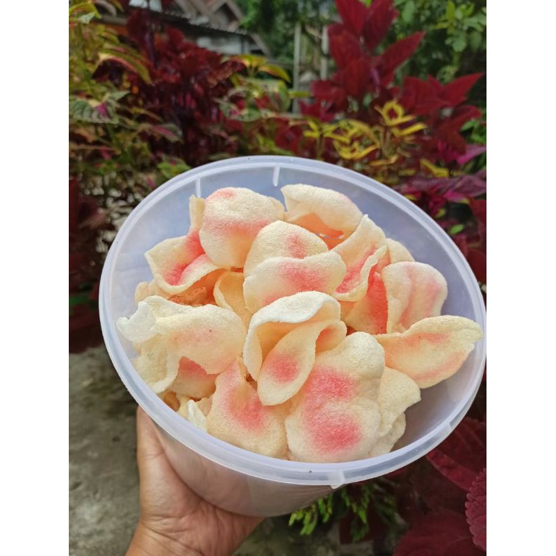 

kerupuk,telo,mentah/harga/1kg
