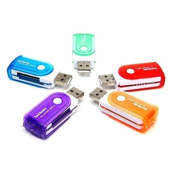 MEMORY CARD READER 4in1 USB ALL IN ONE CARD READER / KONEKTOR MEMORI CARD - 1 PC