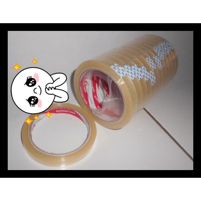 

Murmer Isolasi/Selotip/Solatip 1/2 Inch 72Yard ; Bening - Daimaru Barang Bagus