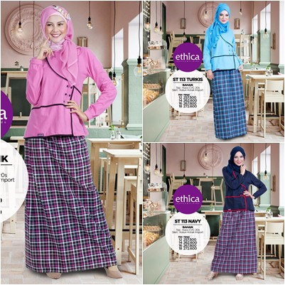 SETELAN ROK ETHICA ST 113 NAVY