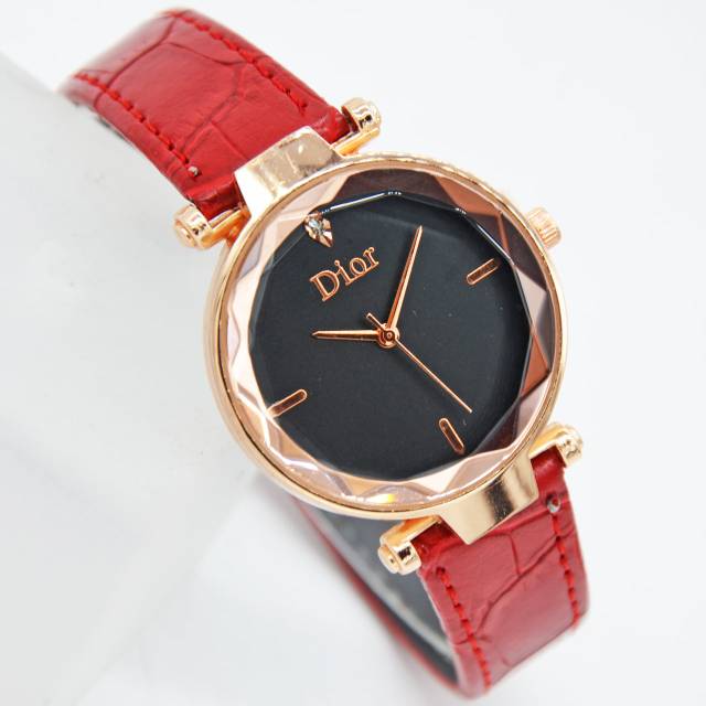 Ready 5 Warna Jam Tangan Wanita Diyor Belimbing Case Rose Strap Kulit