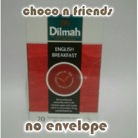 

LAINNYAKESEHATAN- TEH DILMAH NO ENVELOPE 20 SACHET ENGLISH BREAKFAST -KESEHATAN-LAINNYA.