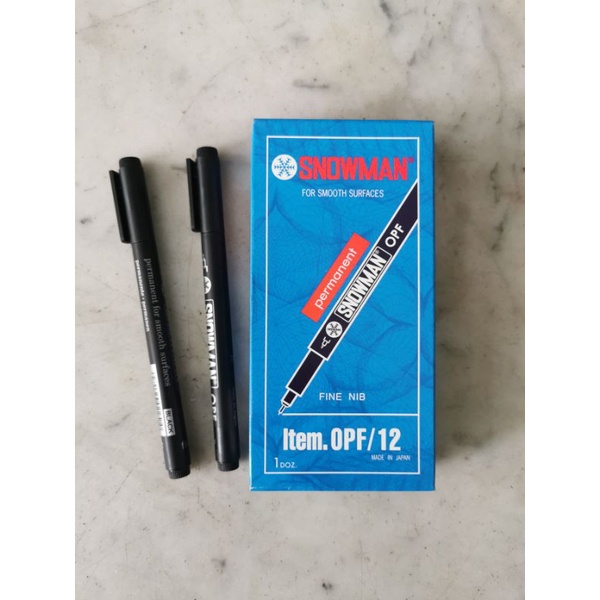 

spidol snowman OPF / OPM