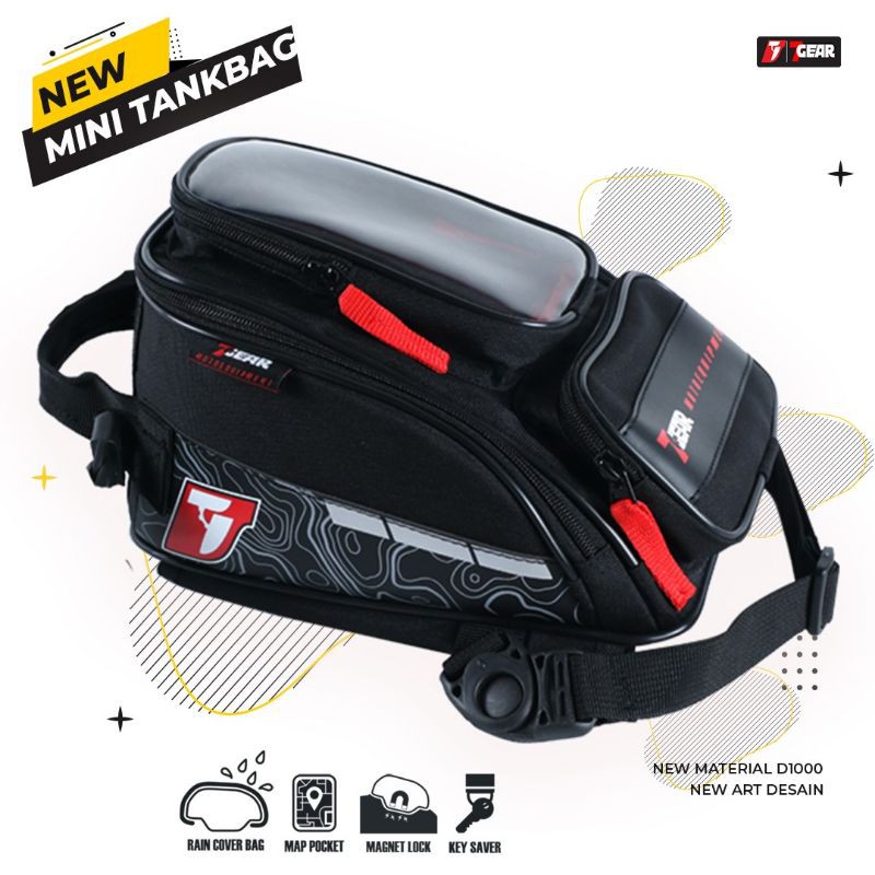 Tankbag mini / tas tangki / tankbag mini 7 gear | Shopee