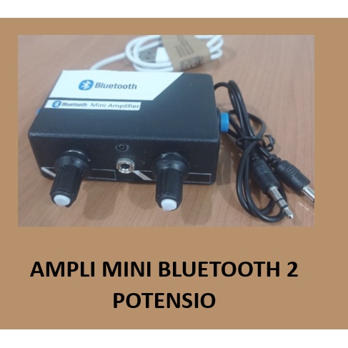 Terlaris Amplifier Bluetooth stereo 2 potensio | 5V gratis kabel AUX - Ampli mini Bluetooth