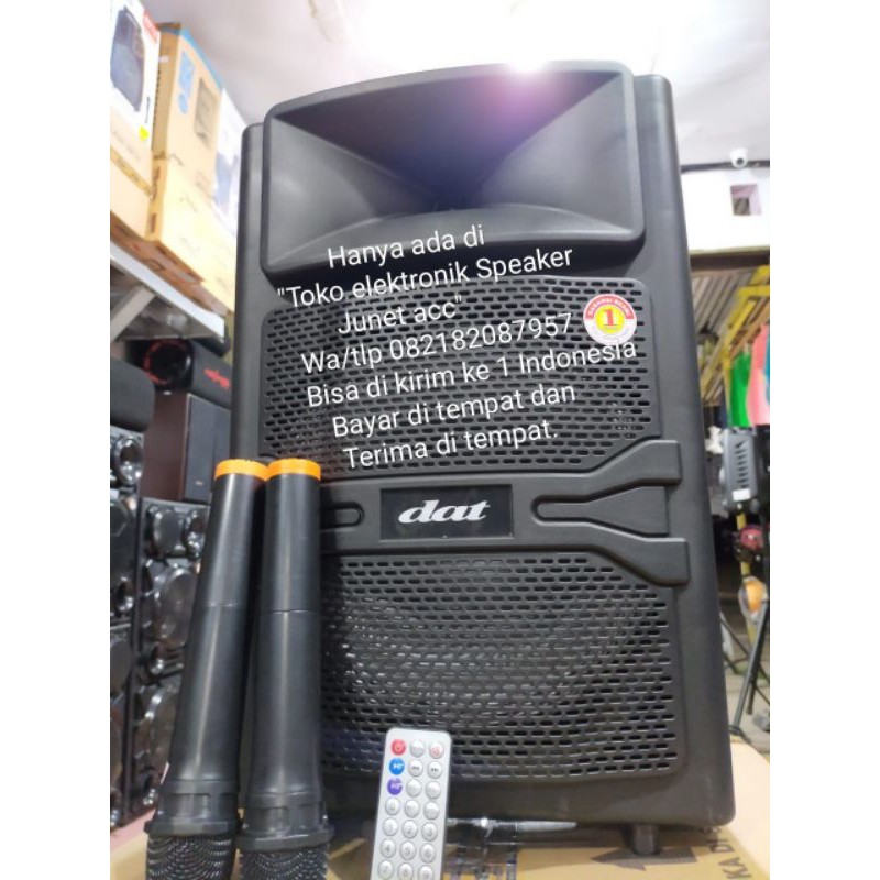 PROMO PORTABEL SPEAKER SALON AKTIF BLOUTUT KARAOKE DAT 12 IN TERLARIS TERMURAH.