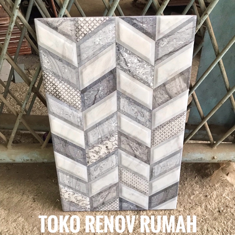 keramik dinding 25x40 motif diamond batik(glossy) /keramik dinding dapur/keramik dinding kamar mandi