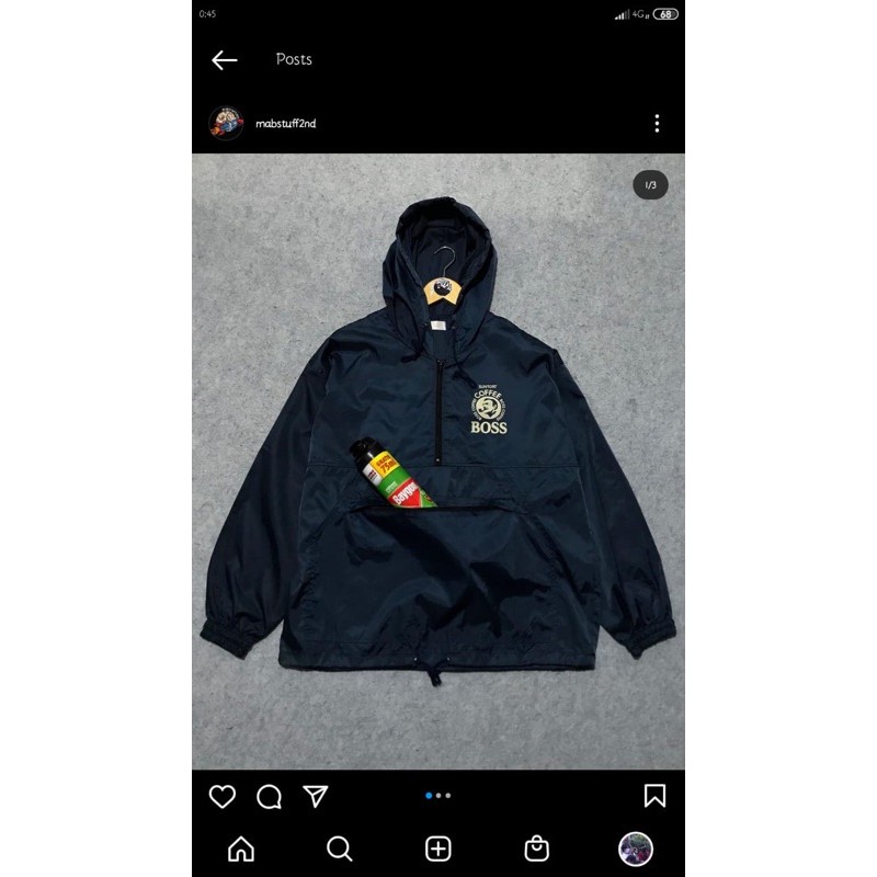 Jaket suntory coffe bos