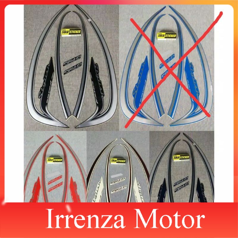 Striping sticker Lis motor Scoopy fi stylish 2013 2014