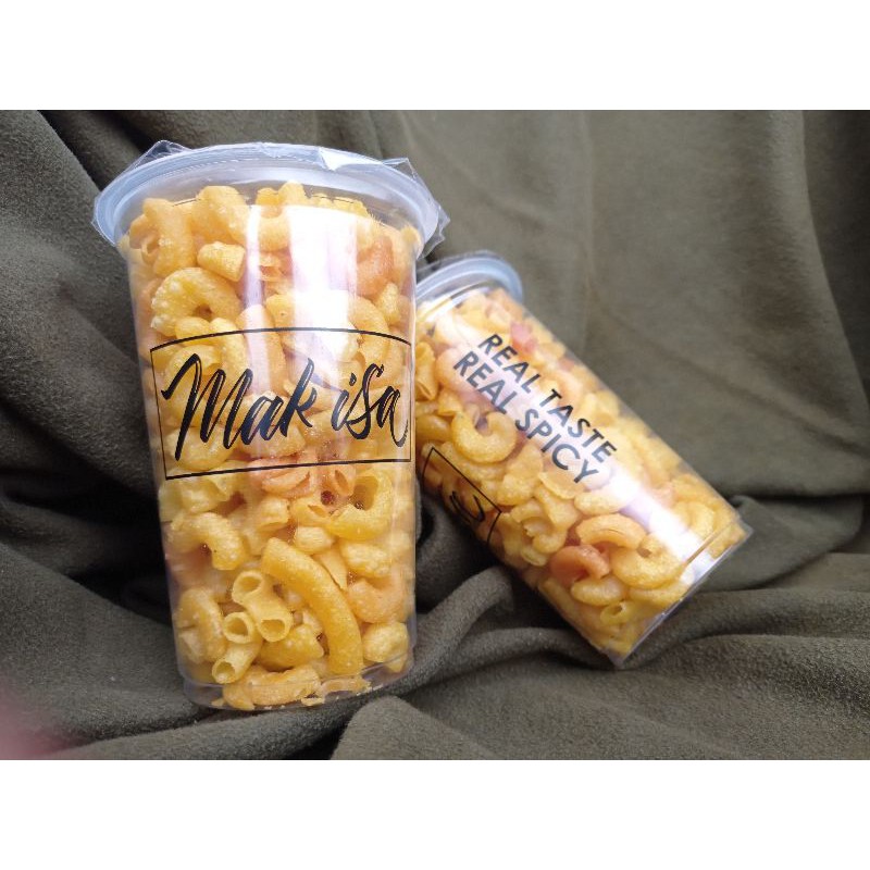 

Makaroni / macaroni cup Mak iSa, bukan Mang Ade