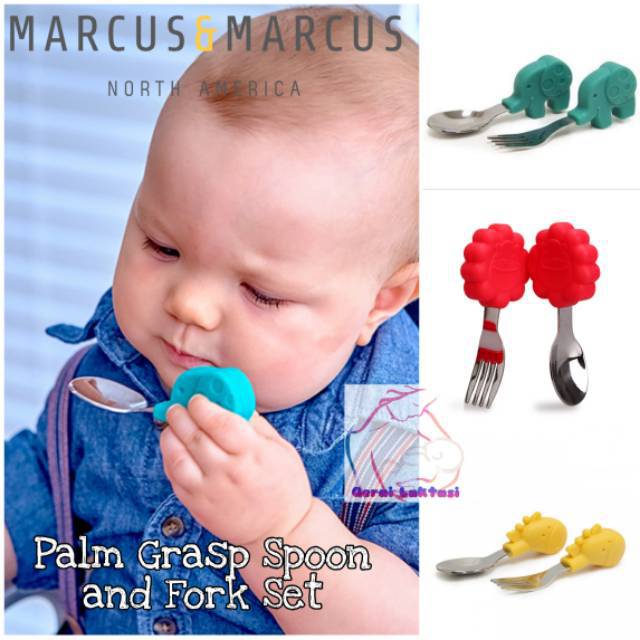 Marcus and Marcus PALM GRASP SPOON AND FORK SET Marcus&amp;Marcus