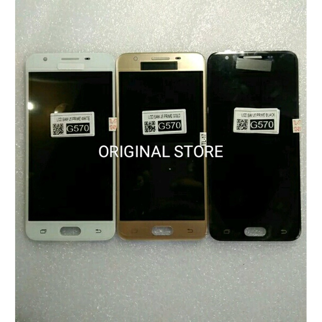 LCD SAMSUNG G570F + TOUCHSCREEN HITAM oled2  J5 PRIME /G570K/G570L/G570S/G570Y/ON 5 2016