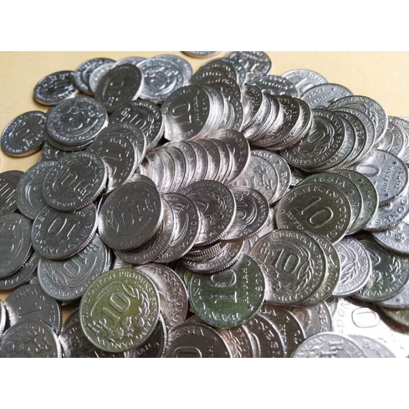 Koin Kancing 10 Rupiah 1971